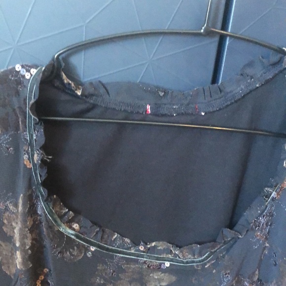 VINTAGE top with sequins size small/medium - Picture 5 of 11